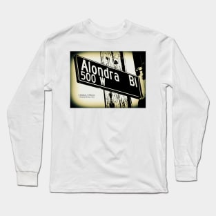 Alondra Boulevard, Compton, California by Mistah Wilson Long Sleeve T-Shirt